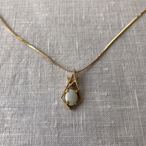 COPY - Opal Pendant on 18” 14K gold chain